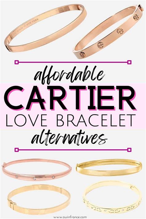 cartier dupe love bracelet|alternatives to cartier love bracelet.